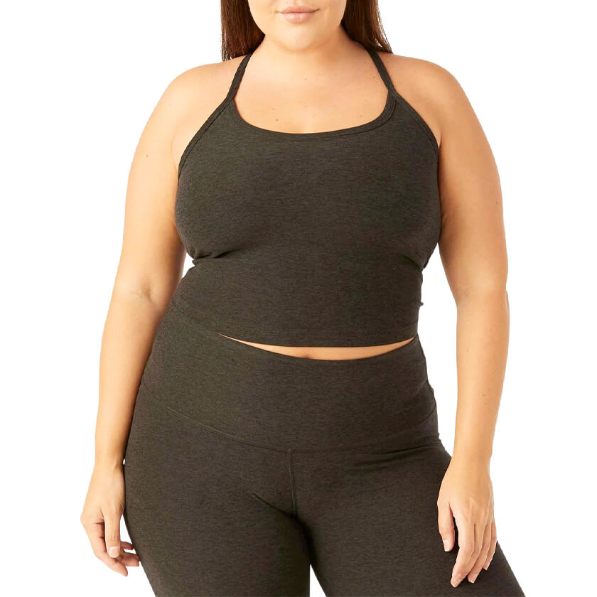 Spacedye Slim Racerback Cropped Tank