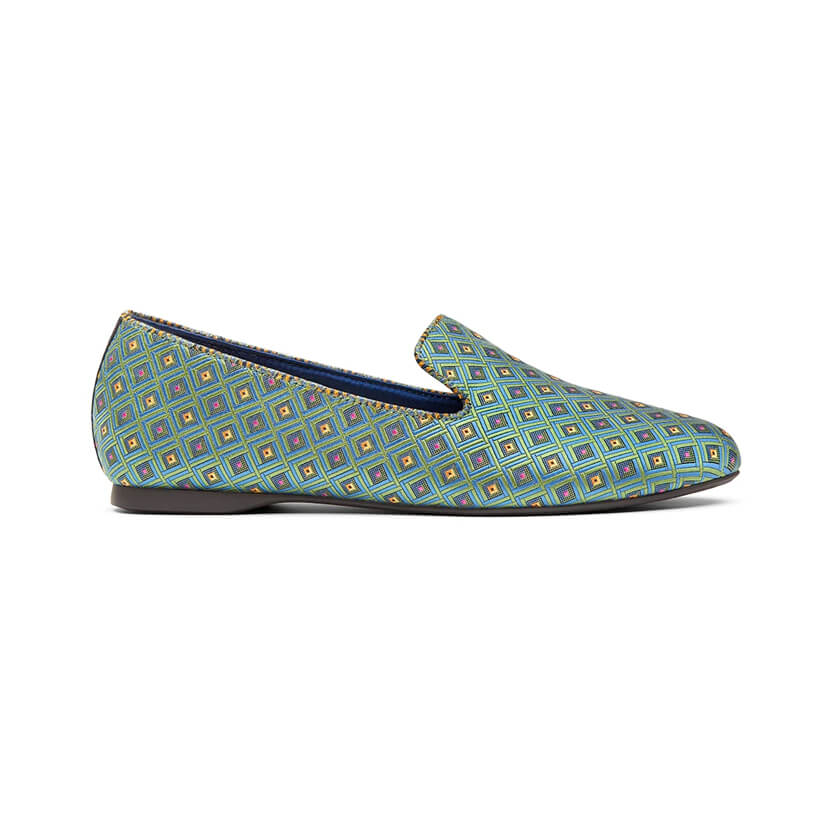 The Starling in Teal Geo