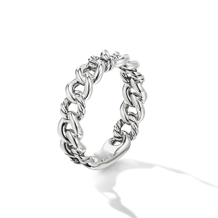 Belmont Curb Link Narrow Ring