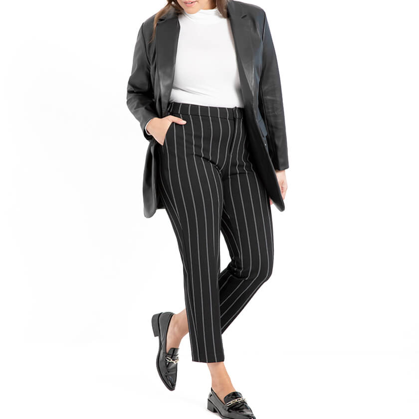 Menswear Vegan Leather Blazer