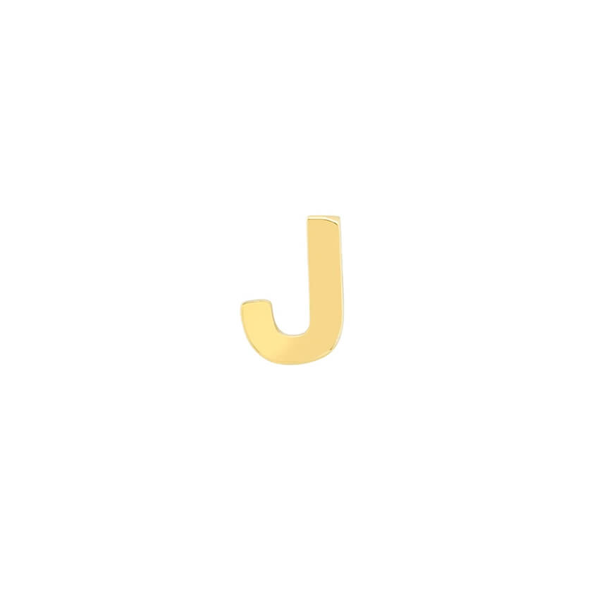 Mini Uppercase Letter Stud