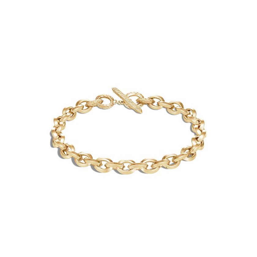 Classic Chain Knife Edge Link Bracelet