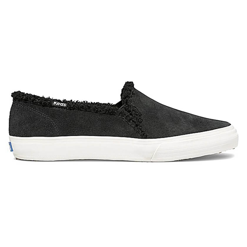 Double Decker Suede Faux Shearling