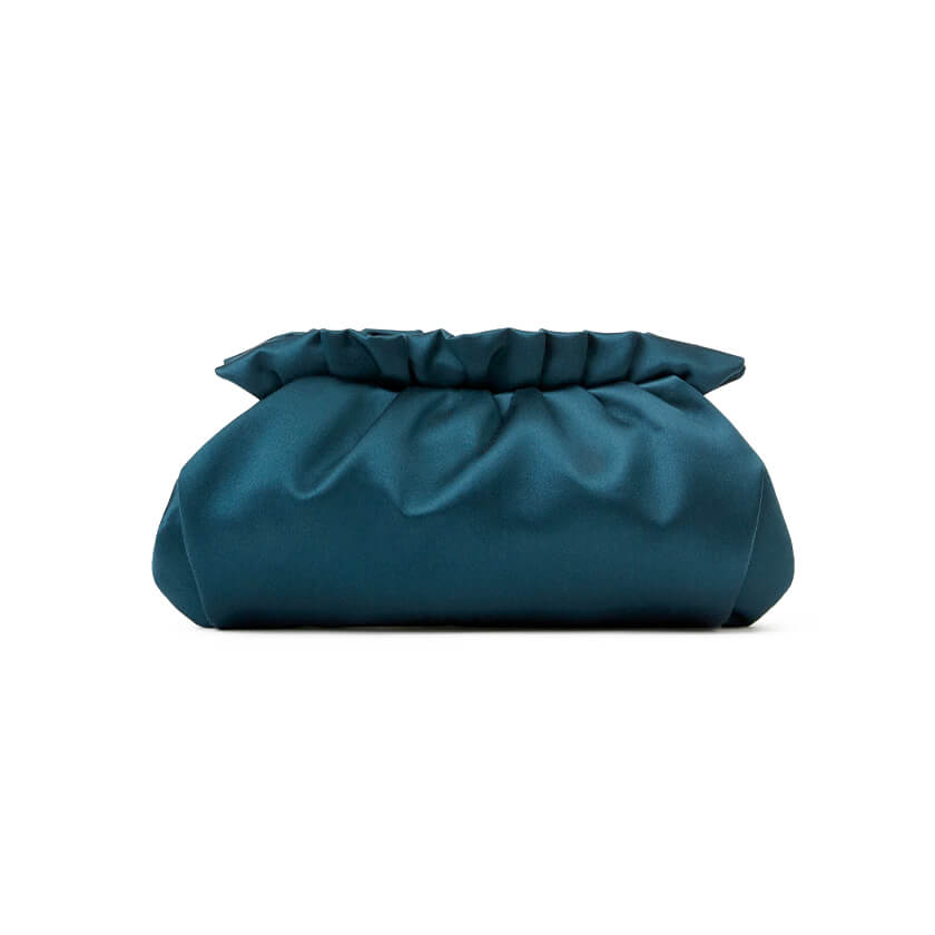 Italian Satin Pochette Clutch