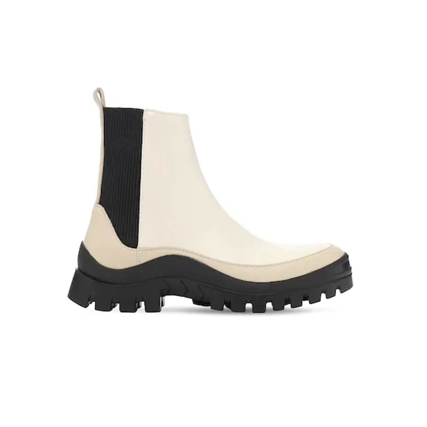 Rejina Pyo 30mm Mira Patent Leather Beatle Boots