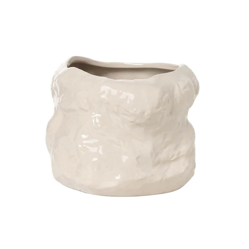 Ferm Living Tuck Glazed Stoneware Pot