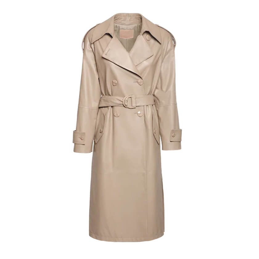 Drome Leather Trench Coat