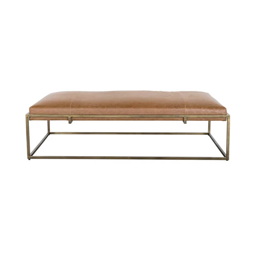 Harlow Leather Bench