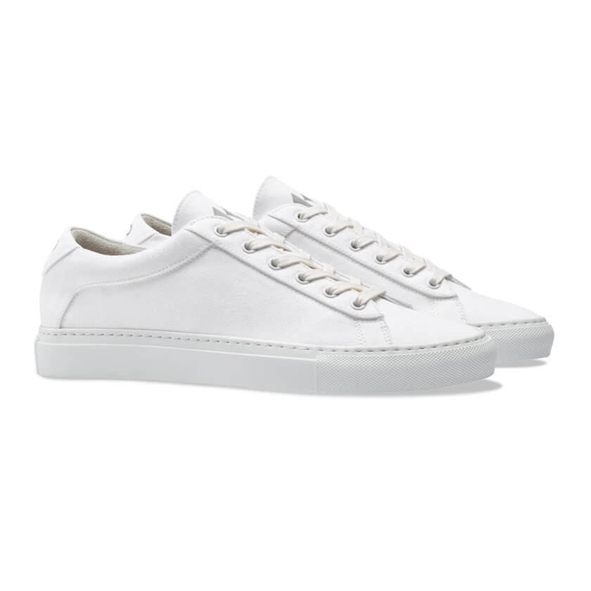The Koio Capri Bianco Low-Top Sneakers—Canvas