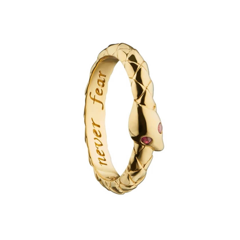 'Never Fear' Poesy Ring