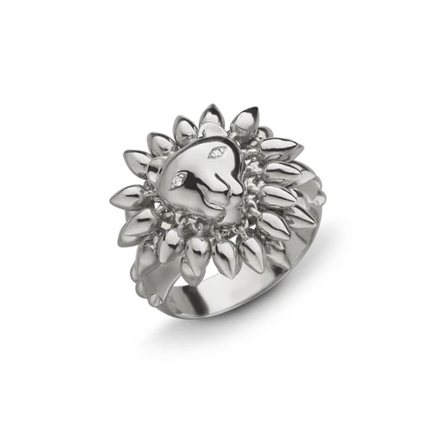 'Courage' Lion Ring