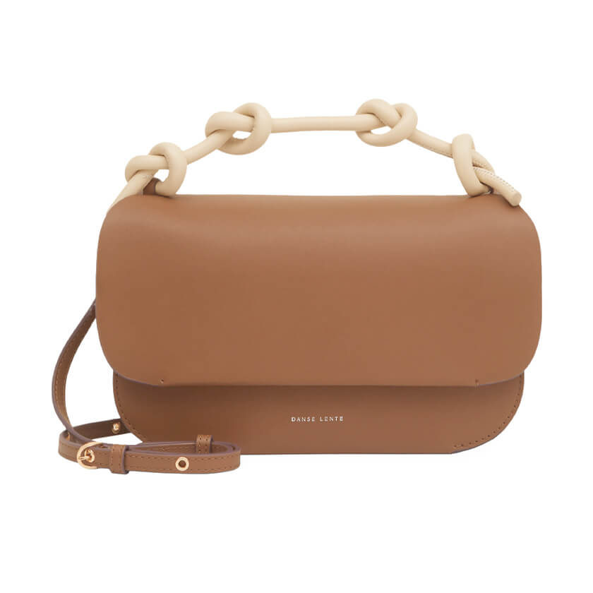 Danse Lente Brown Lea Knot Bag