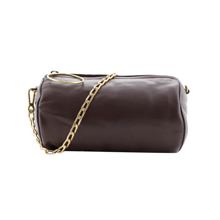 Stella McCartney Barrel Crossbody Bag Faux Leather Small