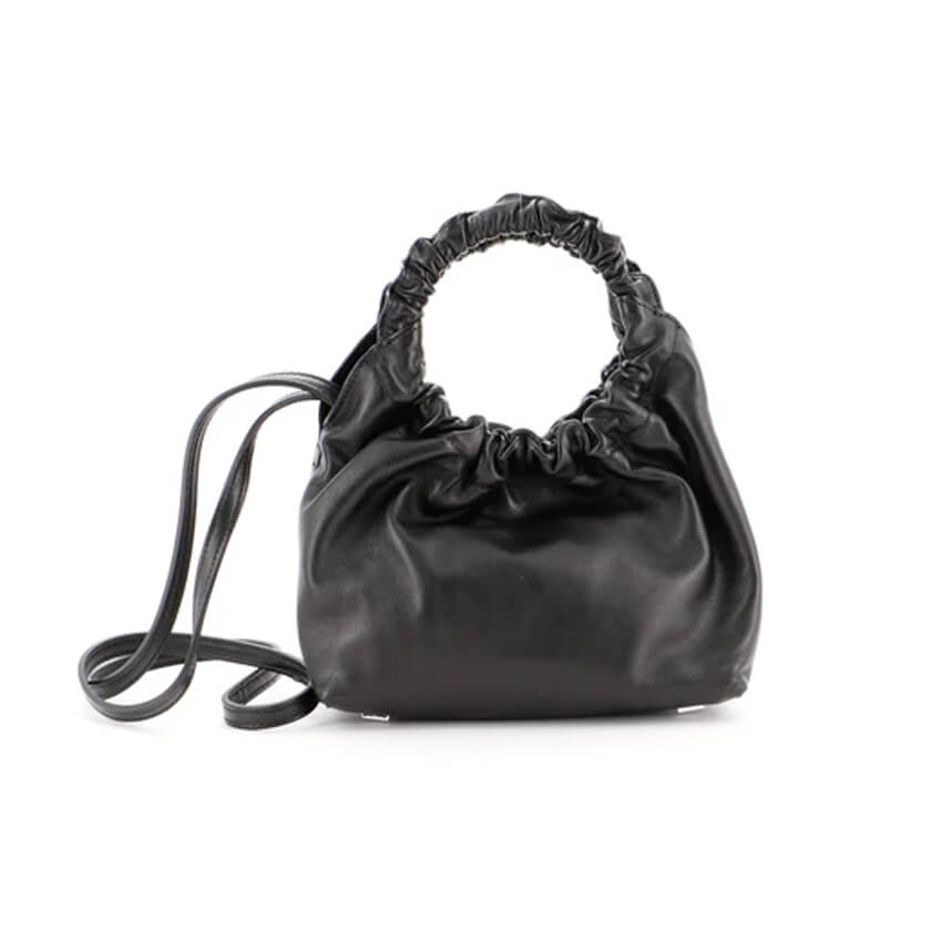 The Row Double Circle Bag Leather Small