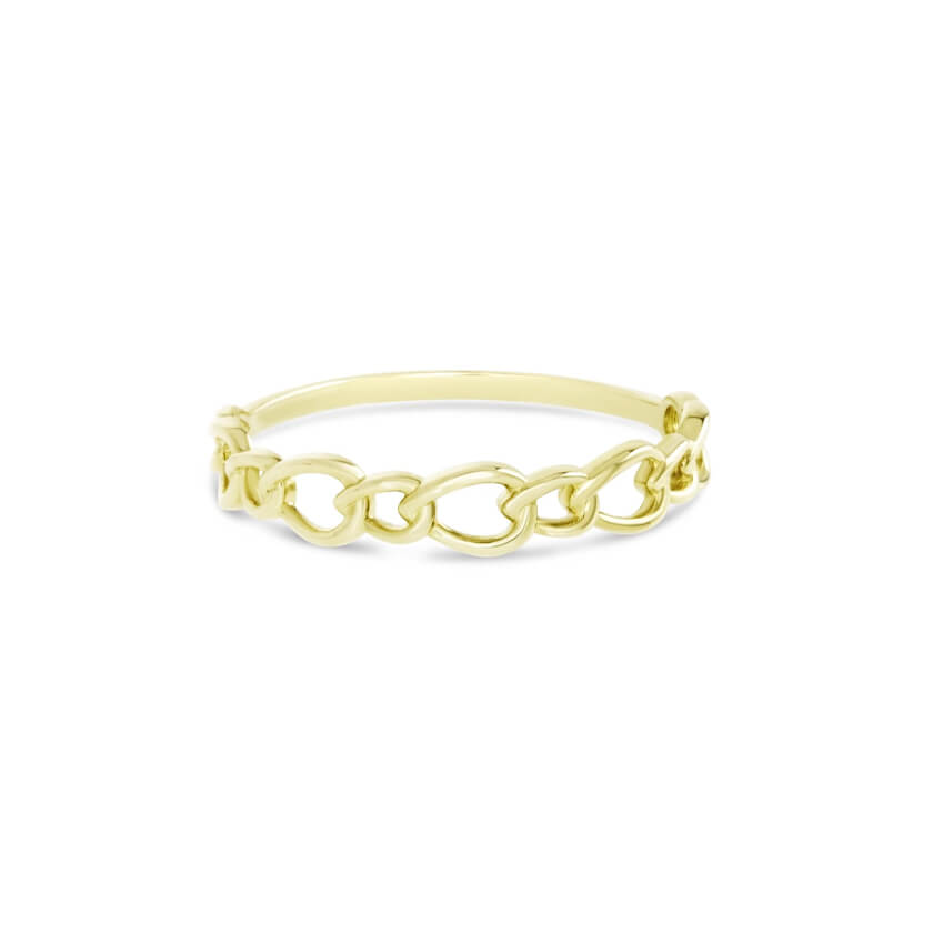 Gold Open Linked Ring