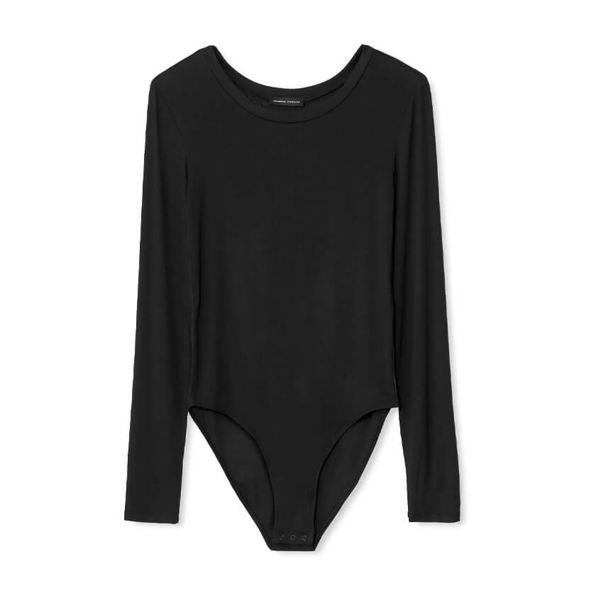 Foundation Long Sleeve Crewneck Bodysuit