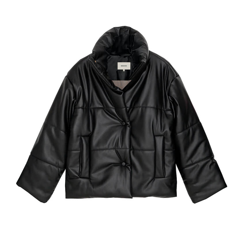 Nanushka Hide Vegan Leather Puffer Jacket