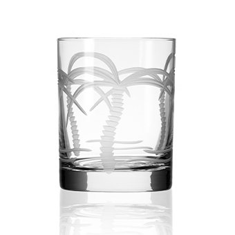 Rolf Glass, Palm Tree Double Old Fashioned Glasses, $54