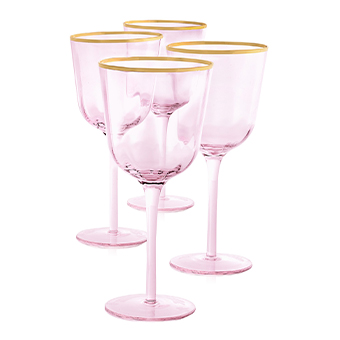 Martha Stewart Collection, Blush All-Purpose Glasses, $42