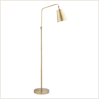 Kathy Ireland, Pacific Coast Zella Downbridge Floor Lamp, $149