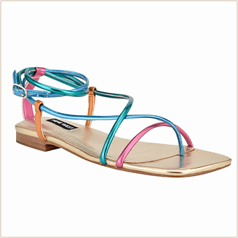 Nine West, Square Toe Sandals, $79