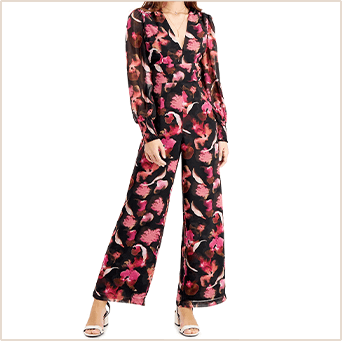 Bar III, Printed Wide-Leg Jumpsuit, $67