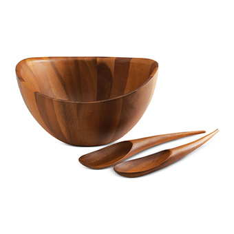 Nambé, Harmony 3-Piece Salad Set, $89