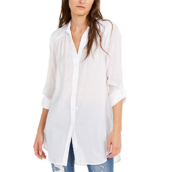 INC International Concepts, Solid Button-Up Tunic, $35