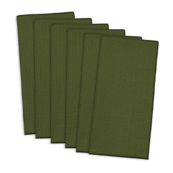 Design Imports, Variegated Olive Napkin, $39