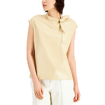 Alfani, Tie-Neck Top, $40