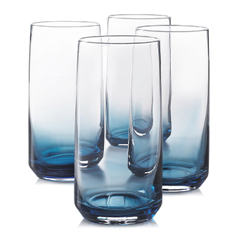Hotel Collection, Blue Ombre Glasses $53