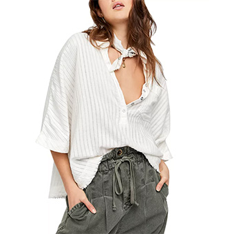 Free People, The Ava Cotton Top, $88