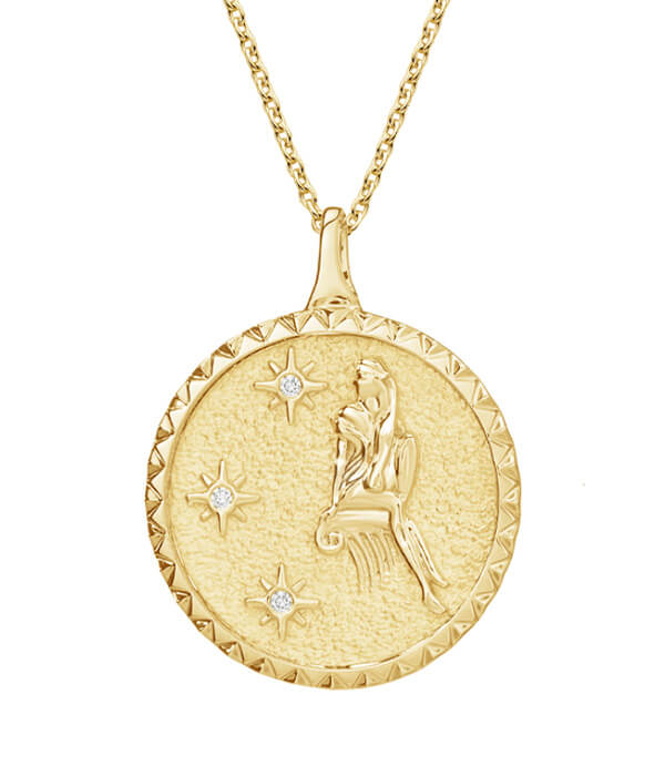 Brilliant Earth Virgo Diamond Pendant