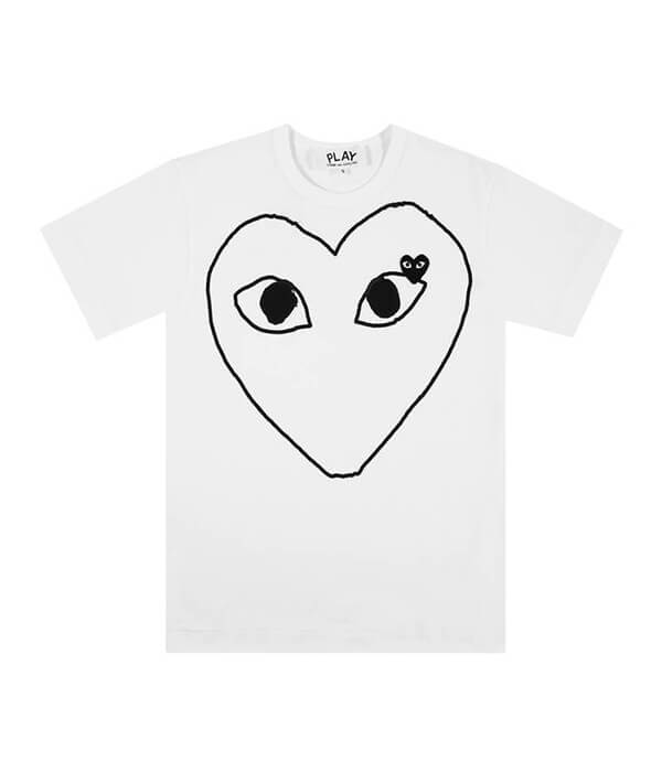 Comme des Garçons Play Double Heart T-Shirt