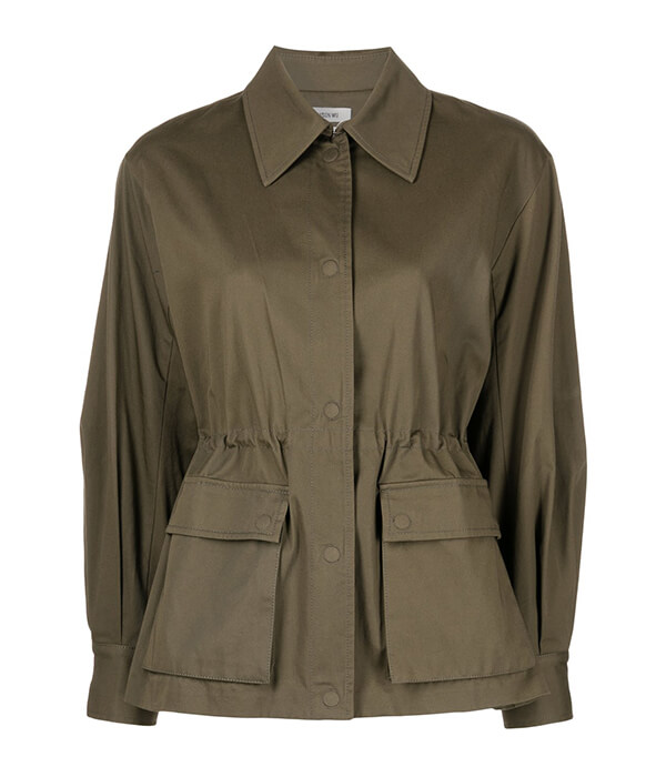 Jason Wu Long Sleeve Jacket With Pleats