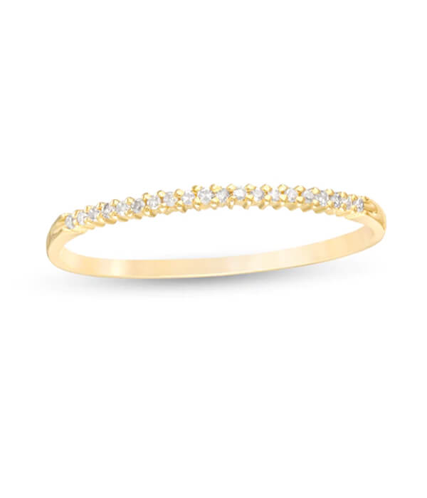 Banter Diamond Stackable Band