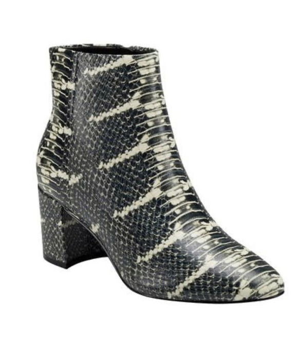 Mark Fisher LTD Snakeskin Embossed Bootie
