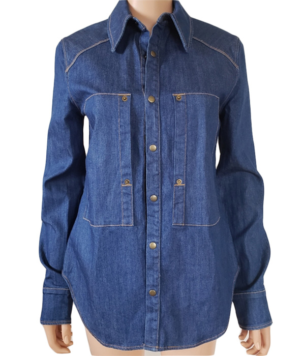 Land of Distraction Denim Jacket Shirt