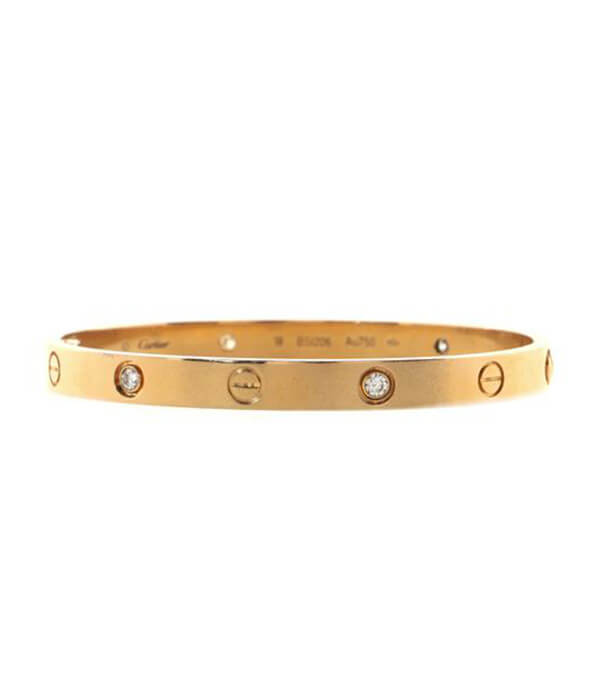 Cartier Love 4 Diamond Bracelet