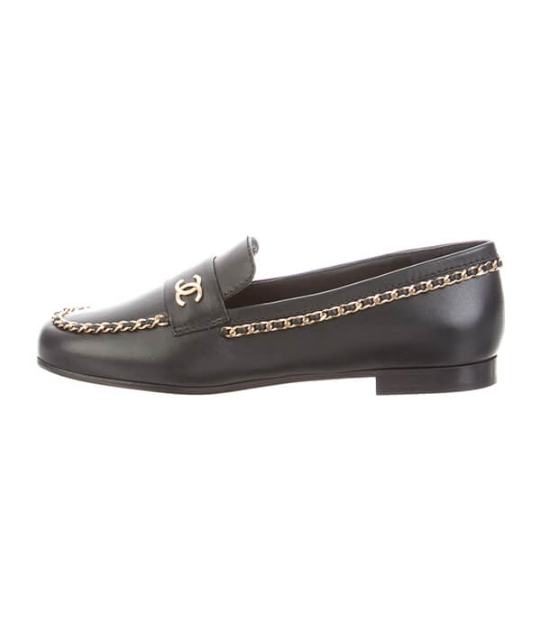 Chanel 2020 Interlocking CC Logo Loafers