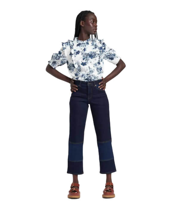 Universal Standard Hana Patchwork Jeans