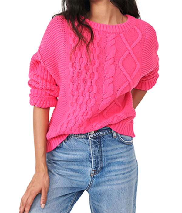 Free People Dream Cable Crew