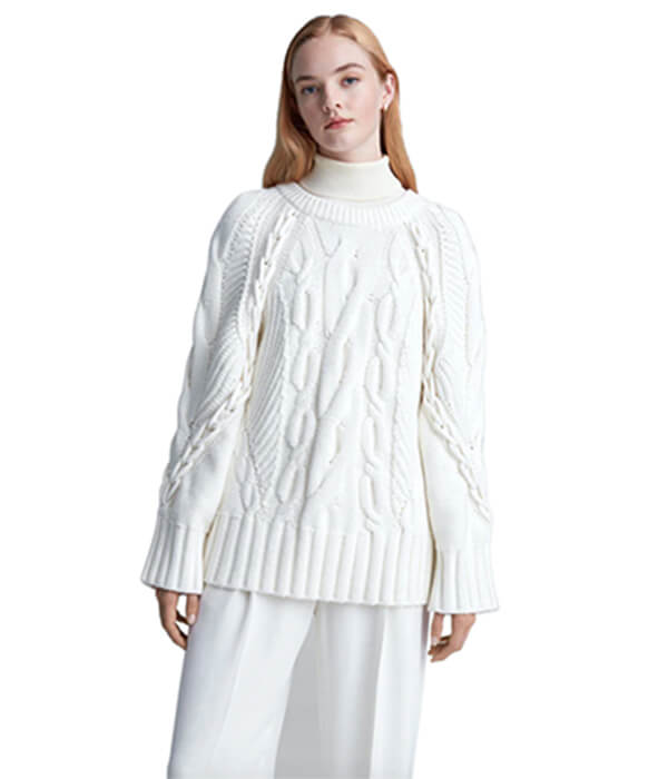 Club Monaco Oversized Cable Crew