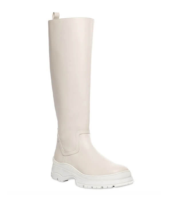 Staud Bow Leather Tall Boots