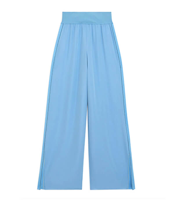 Theory Slit Pant in Silk