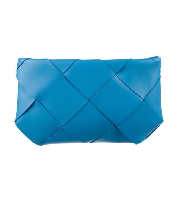 Bottega Veneta Maxi Intrecciato Zip Pouch