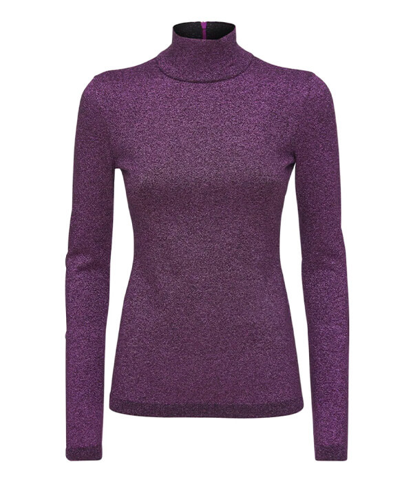 Stella McCartney Lurex Knit Turtleneck