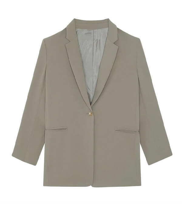 The Frankie Shop Isla Single Button Blazer