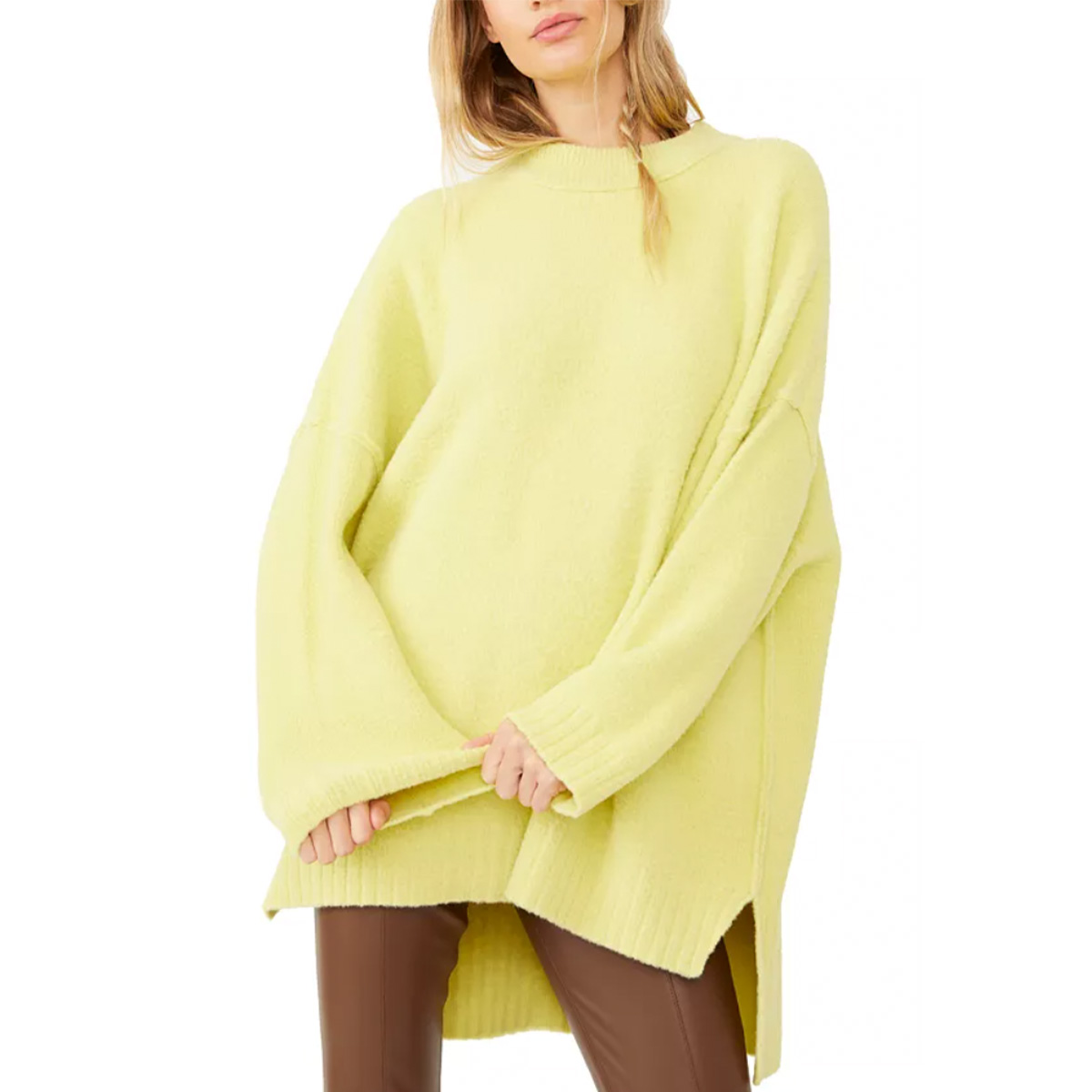 Free People, Peaches High-Low Tunic Sweater, $148