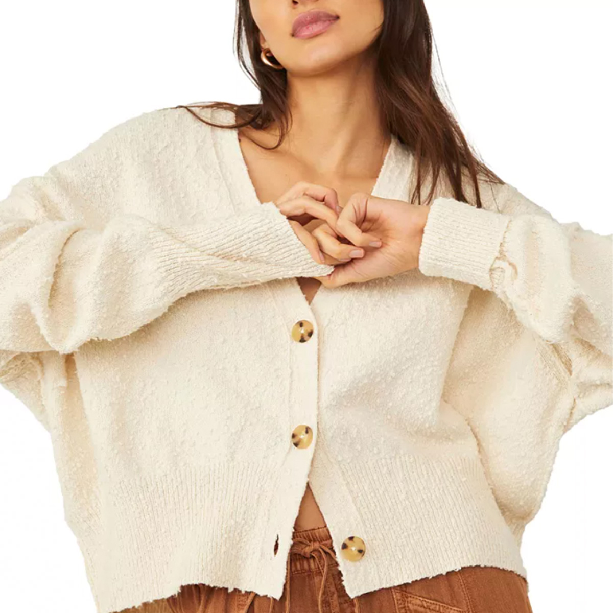 Free People, Found My Friend Roomy Cardigan, $78